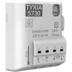 Delta Dore - TYXIA 5730 Récepteur X3D Pour Volet Roulant Connecté Jusqu'à 2a (+/- 80nm)