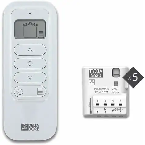 Delta Dore - Pack TYXIA 541 Centralisation Des Volets Roulants (< 1a) Par Télécommande 1 Delta Dore - Pack TYXIA 541 Centralisation Des Volets Roulants (< 1a) Par Télécommande