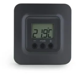 Delta Dore - Thermostat D'ambiance Sans Fil Tybox 5101 Black (Récepteur Non Fourni) - 6300052