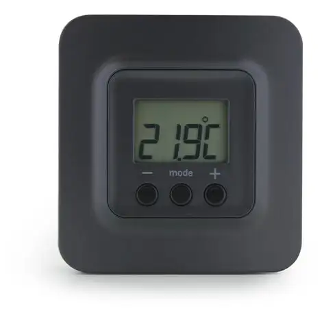 Delta Dore - Thermostat D'ambiance Sans Fil Tybox 5101 Black (Récepteur Non Fourni) - 6300052 1 Delta Dore - Thermostat D'ambiance Sans Fil Tybox 5101 Black (Récepteur Non Fourni) - 6300052