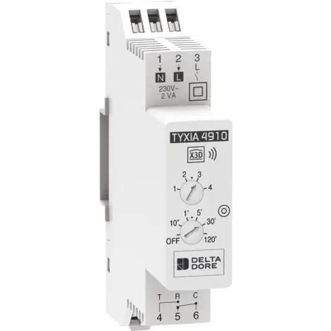 Delta Dore - Récepteur Modulaire Pour Le Contrôle Groupé D'éclairage En Marche/arrêt. Tyxia 4910.Eclairage Connecté - 6351386 1 Delta Dore - Récepteur Modulaire Pour Le Contrôle Groupé D'éclairage En Marche/arrêt. Tyxia 4910.Eclairage Connecté - 6351386