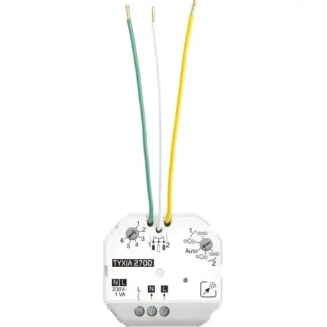 Delta Dore - Emetteur Tyxia 2700 Filaire Pour Commande D'éclairages - 6351096 1 Delta Dore - Emetteur Tyxia 2700 Filaire Pour Commande D'éclairages - 6351096