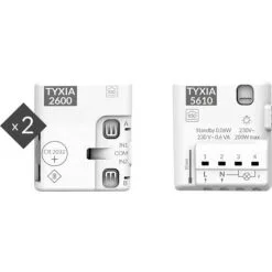 Delta Dore - Pack Tyxia 511 Pour Le Contrôle D’un Va-et-vient (sans Neutre à L’interrupteur) - 6351408