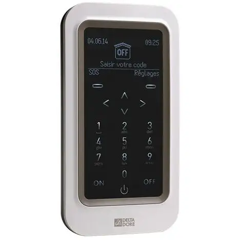 Clavier Tactile Bidirectionnel – Alarme Delta Dore Tyxal + - Gris 1 Clavier Tactile Bidirectionnel – Alarme Delta Dore Tyxal + - Gris