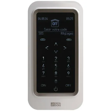 Clavier Tactile Bidirectionnel – Alarme Delta Dore Tyxal + - Gris 2 Clavier Tactile Bidirectionnel – Alarme Delta Dore Tyxal + - Gris – Image 2