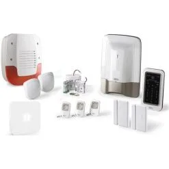 Alarme Maison Delta Dore – Pack Alarme Tyxal + Kit N°1 - Blanc