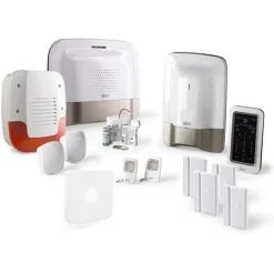 Alarme Maison GSM Delta Dore – Pack Alarme Tyxal + Kit N°3 - Blanc